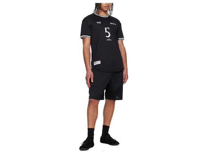Yohji Yamamoto US MESH SHORTS
Schwarze Mesh-Shorts - Ansicht 5