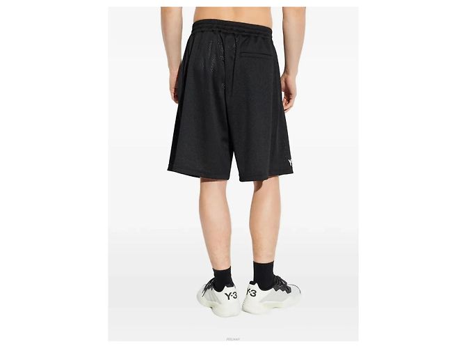Yohji Yamamoto US MESH SHORTS
Schwarze Mesh-Shorts - Ansicht 7