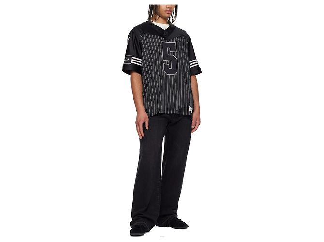 Yohji Yamamoto Camisola de Futebol Americano ELITE Preta Preto - vista 4