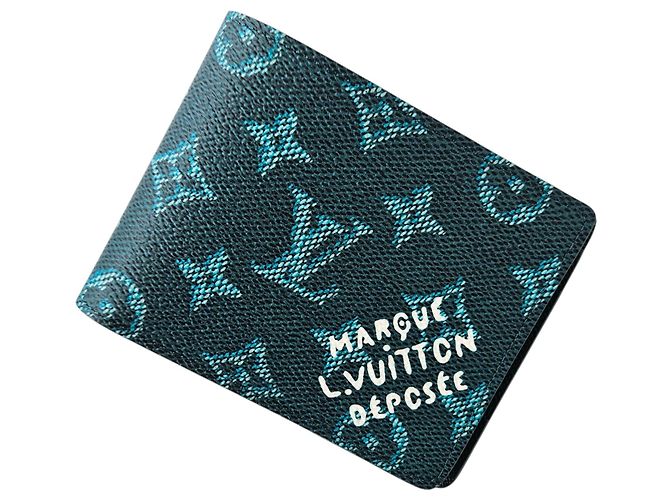 Louis Vuitton Monogram Multiple Wallet Green Men's Wallet - view 3
