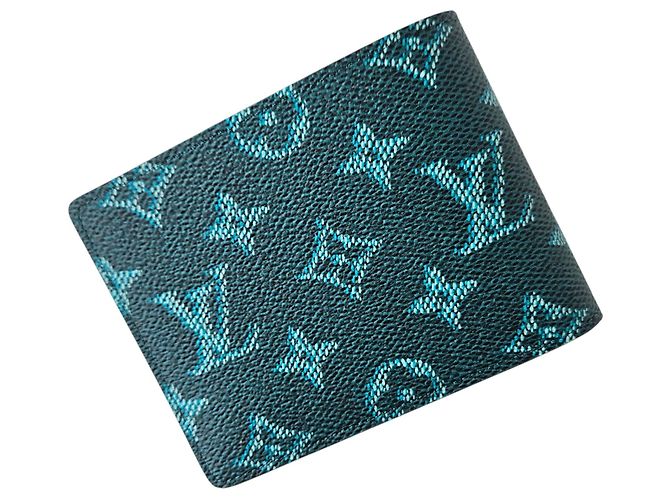 Louis Vuitton Monogram Multiple Wallet Green Men's Wallet - view 4