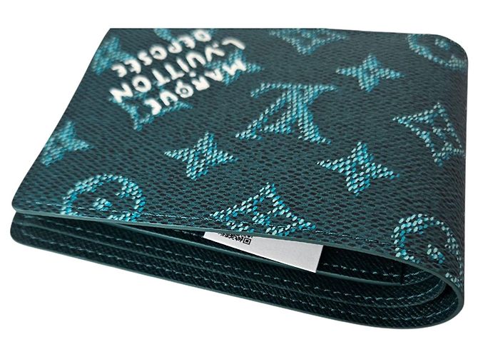 Louis Vuitton Monogram Multiple Wallet Green Men's Wallet - view 5