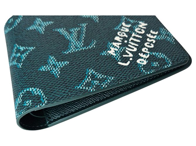 Louis Vuitton Monogram Multiple Wallet Green Men's Wallet - view 6