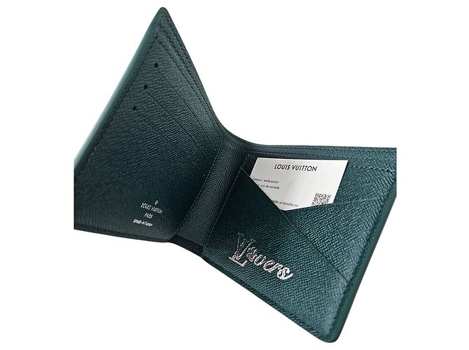 Louis Vuitton Monogram Multiple Wallet Green Men's Wallet - view 7