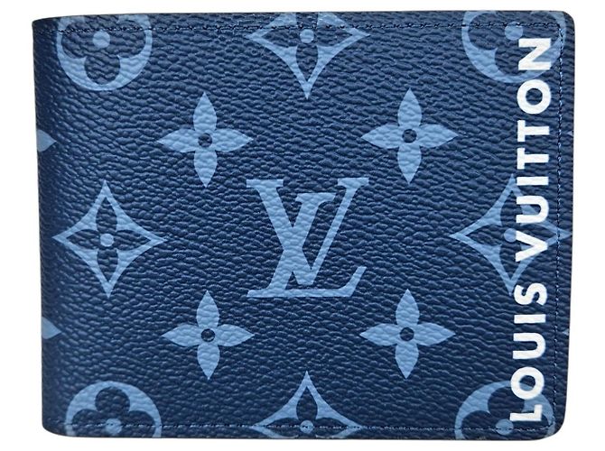 Louis Vuitton Monogram Atlantic Blue Slender Wallet - view 2