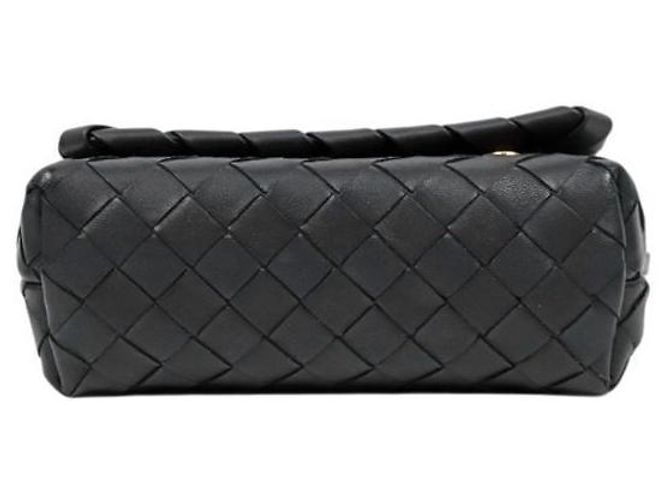 Bottega Veneta Borsa a tracolla Mini Intrecciato nera Nero - vista 4