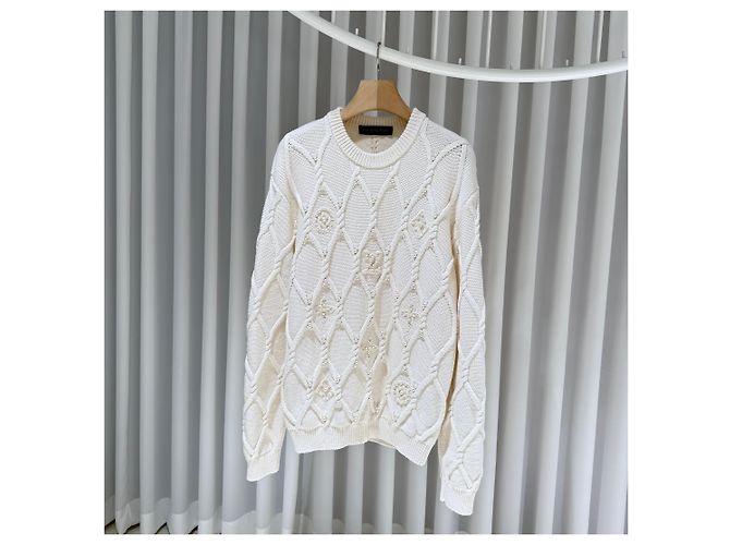 Louis Vuitton Embellished Cable Wool Blend Knit XL Multiple colors - view 2