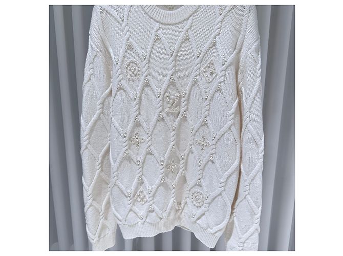 Louis Vuitton Embellished Cable Wool Blend Knit XL Multiple colors - view 3