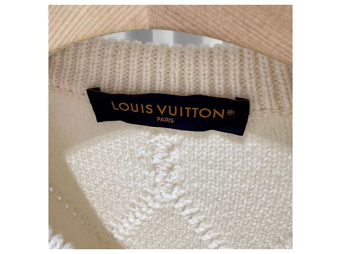 Louis Vuitton Embellished Cable Wool Blend Knit XL Multiple colors - view 5