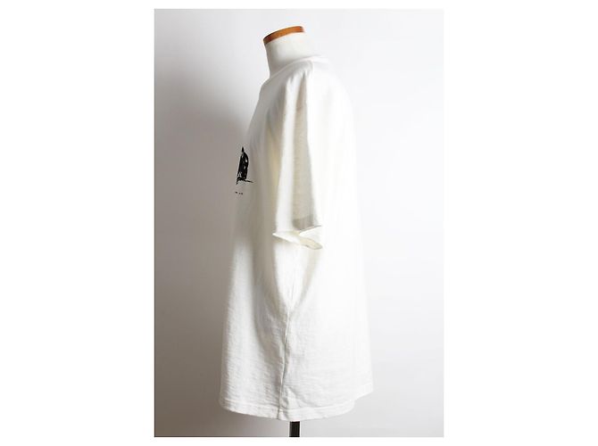 Dior T-shirt con logo ricamato Bianco - vista 3