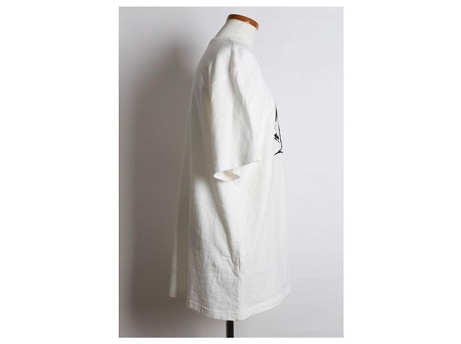 Dior T-shirt con logo ricamato Bianco - vista 4