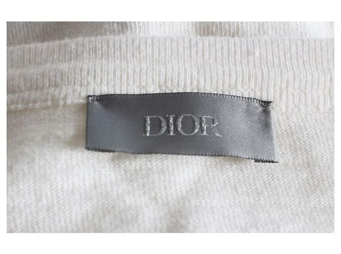 Dior T-shirt con logo ricamato Bianco - vista 7