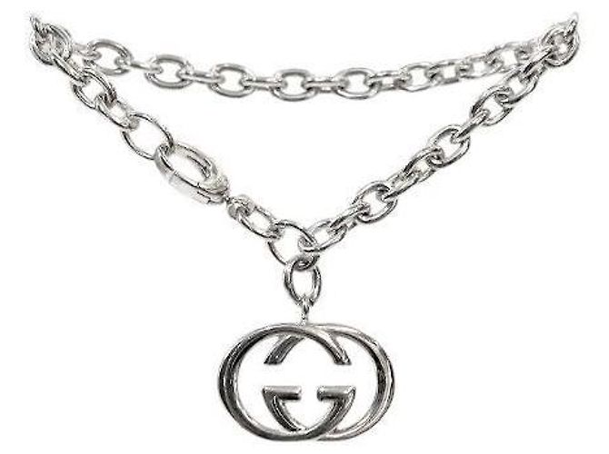 Gucci Bracciale Intrecciato in Argento - vista 2