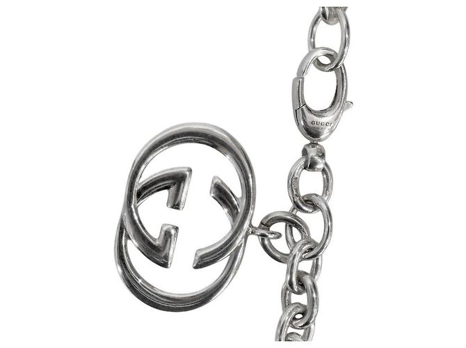 Gucci Bracciale Intrecciato in Argento - vista 3