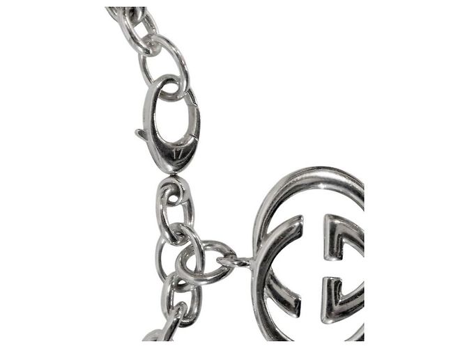 Gucci Bracciale Intrecciato in Argento - vista 4