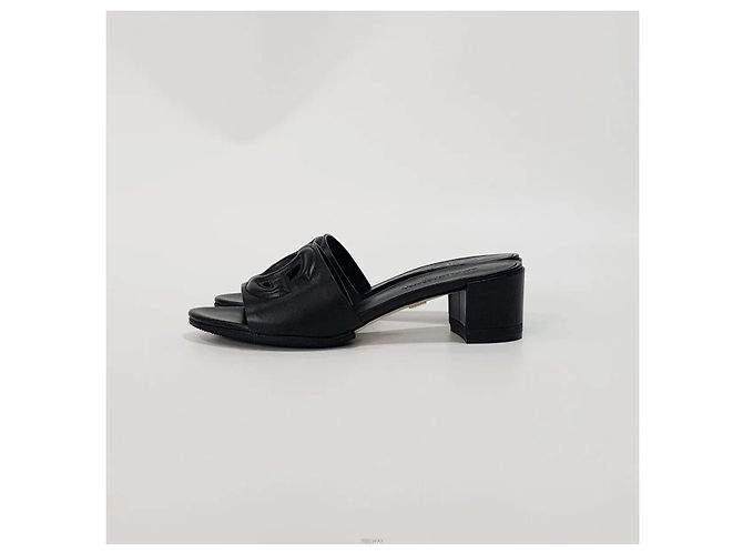 Dolce & Gabbana Sandali Millennial Logo Nero - vista 3