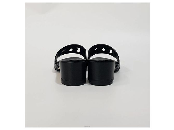 Dolce & Gabbana Sandali Millennial Logo Nero - vista 5