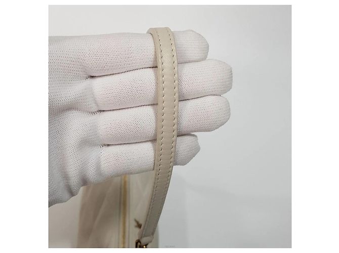 Saint Laurent Mini Borsa a Tubo Bianco - vista 5