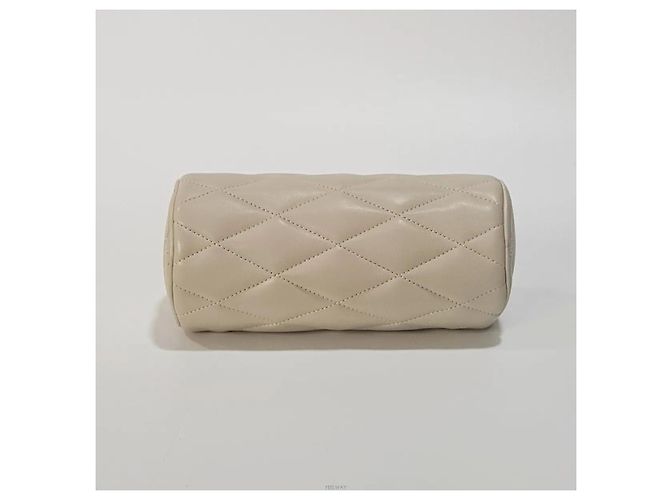 Saint Laurent Mini Borsa a Tubo Bianco - vista 6