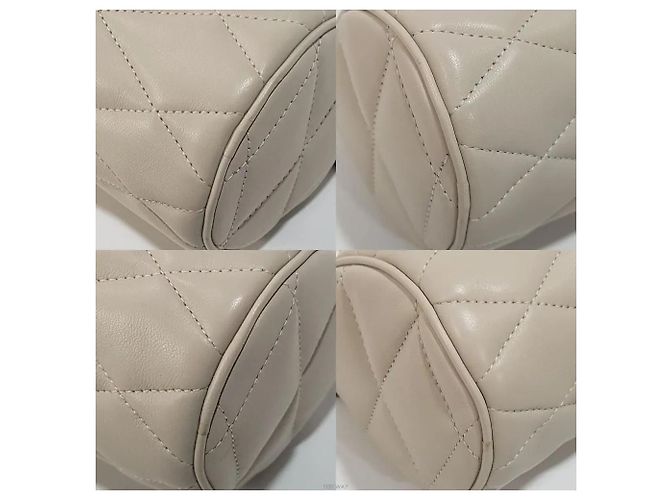 Saint Laurent Mini Borsa a Tubo Bianco - vista 7