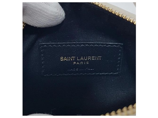 Saint Laurent Mini Borsa a Tubo Bianco - vista 8