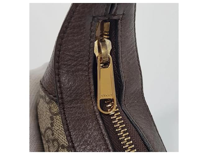 Gucci Borsa hobo mini Ophidia Marrone - vista 5