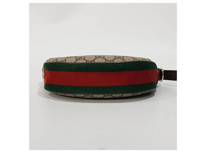 Gucci Borsa hobo mini Ophidia Marrone - vista 6