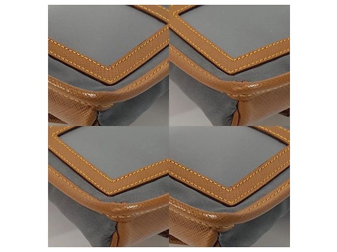 Prada Borsa a tracolla porta cellulare in Re-Nylon Marrone - vista 8