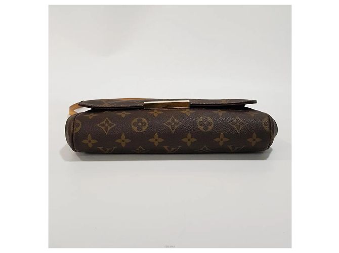 Louis Vuitton Borsa a tracolla Monogram Favorite MM con catena Marrone - vista 7