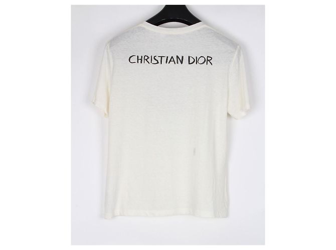 Dior Camiseta de punto de algodón Blanco - vista 2