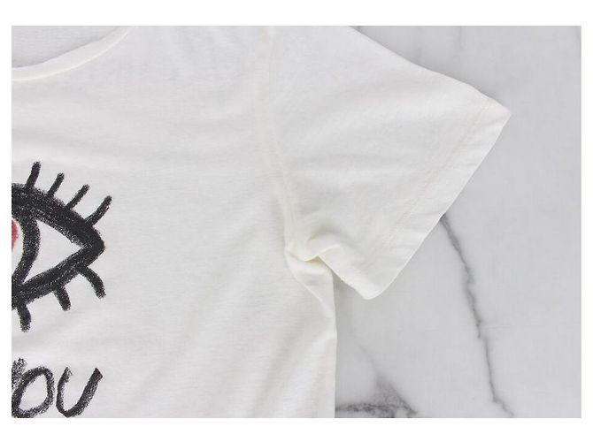 Dior Camiseta de punto de algodón Blanco - vista 4