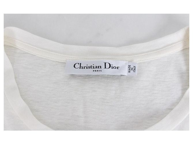 Dior Camiseta de punto de algodón Blanco - vista 5