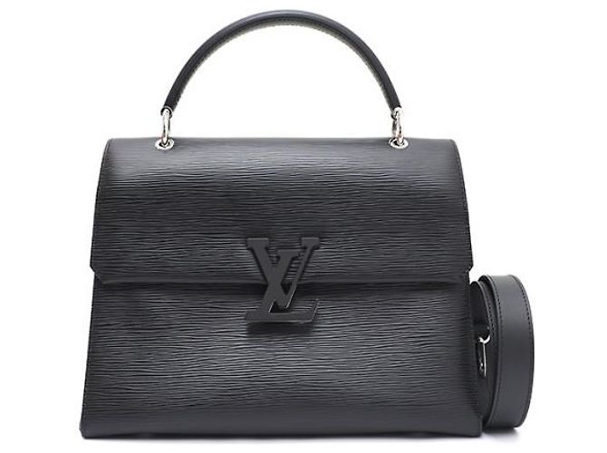 Louis Vuitton Borsa Tote e Borsa a Tracolla Epi Green MM Nero - vista 11