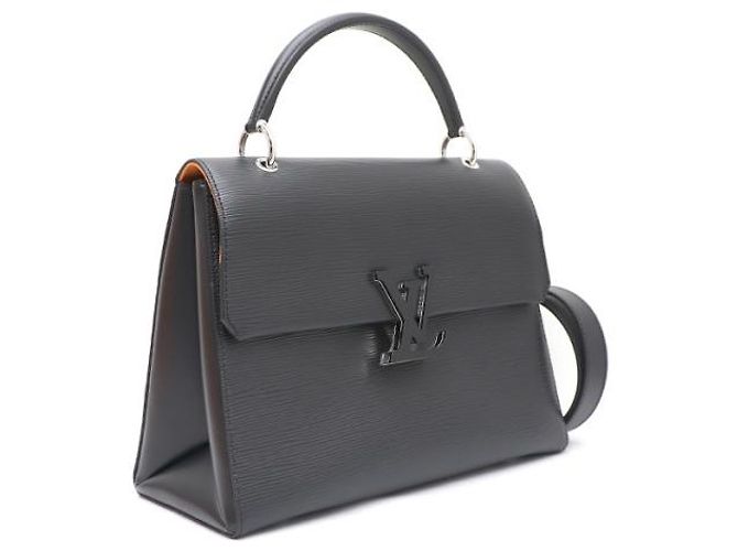 Louis Vuitton Borsa Tote e Borsa a Tracolla Epi Green MM Nero - vista 12