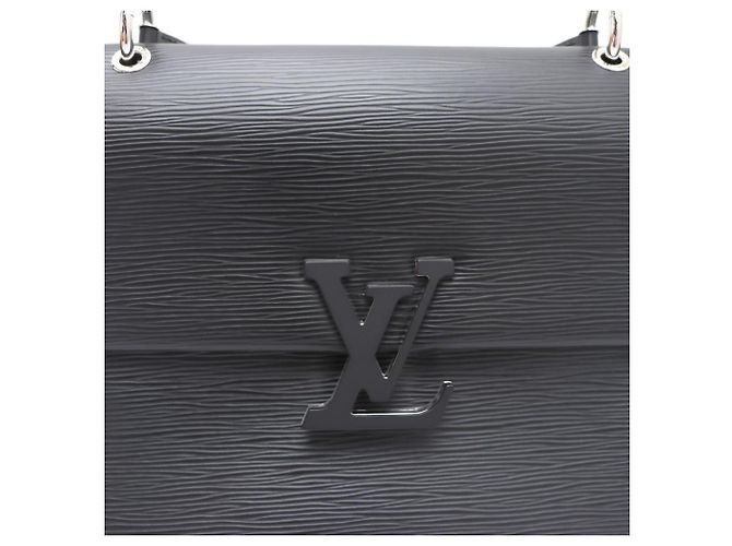 Louis Vuitton Borsa Tote e Borsa a Tracolla Epi Green MM Nero - vista 6