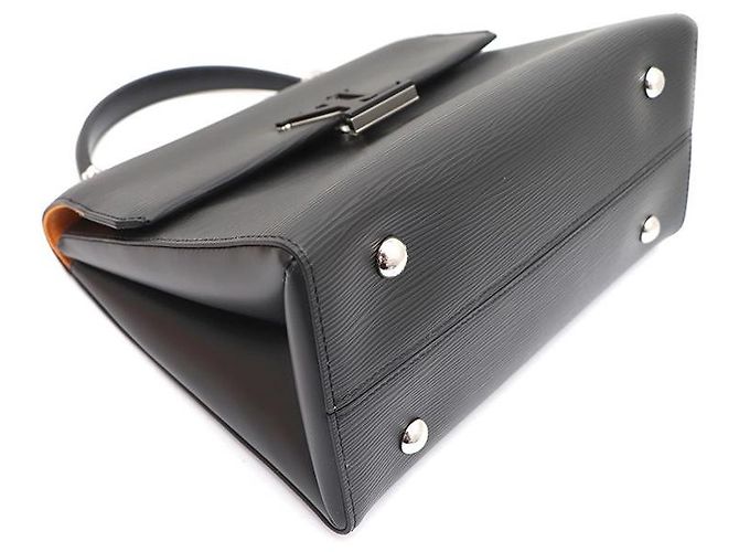 Louis Vuitton Borsa Tote e Borsa a Tracolla Epi Green MM Nero - vista 7