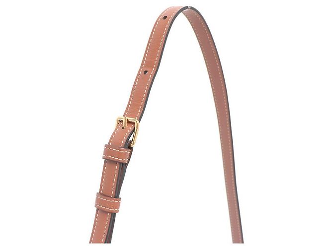 Céline Borsa a tracolla Trio Canvas Tan Claude Marrone - vista 16