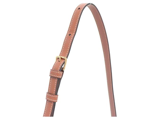 Céline Borsa a tracolla Trio Canvas Tan Claude Marrone - vista 6