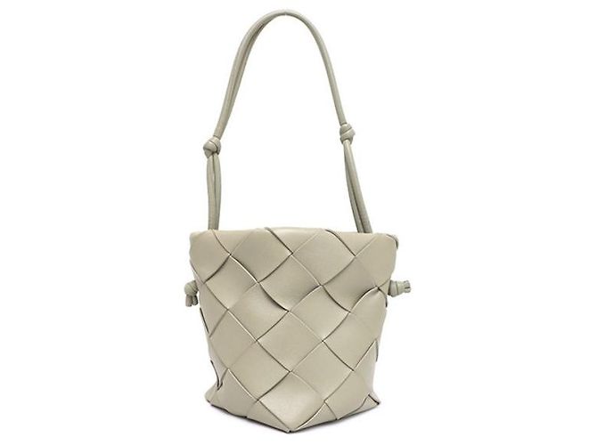 Bottega Veneta Borsa a tracolla piccola Intrecciato Cassette Verde - vista 13