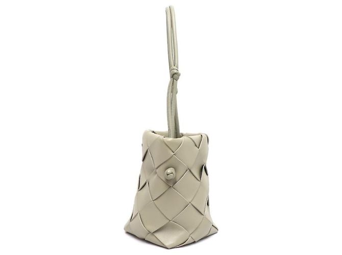 Bottega Veneta Borsa a tracolla piccola Intrecciato Cassette Verde - vista 15