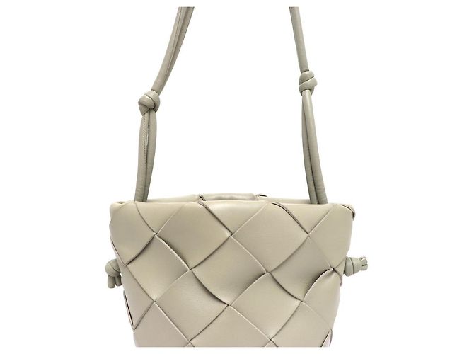 Bottega Veneta Borsa a tracolla piccola Intrecciato Cassette Verde - vista 18