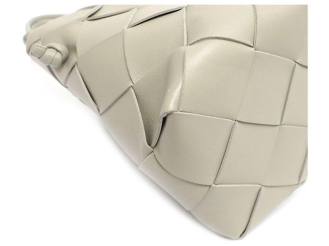 Bottega Veneta Borsa a tracolla piccola Intrecciato Cassette Verde - vista 8