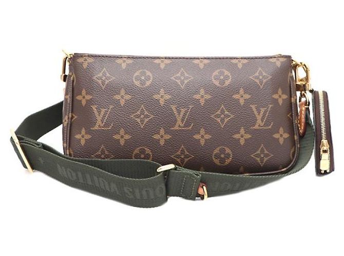 Louis Vuitton Bolso de hombro y bolso bandolera Monogram Multi Pochette Accessories Castaño - vista 12