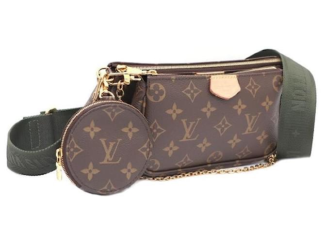 Louis Vuitton Bolso de hombro y bolso bandolera Monogram Multi Pochette Accessories Castaño - vista 2