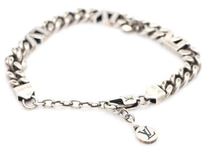 Louis Vuitton Silver Link Chain Bracelet for Men Silvery - view 8