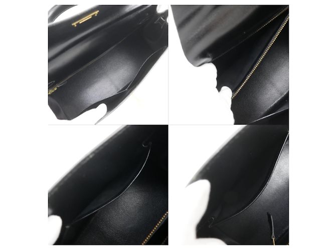 Hermès Hermes Kelly Black Box Calf with Gold Hardware 32 Nero - vista 4