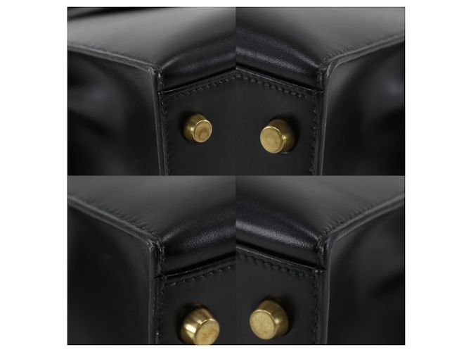 Hermès Hermes Kelly Black Box Calf with Gold Hardware 32 Nero - vista 6