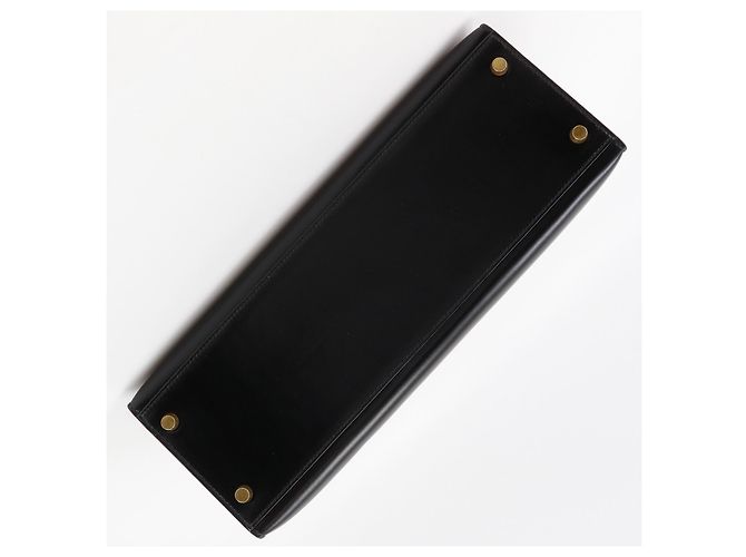 Hermès Hermes Kelly Black Box Calf with Gold Hardware 32 Nero - vista 7