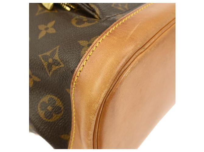 Louis Vuitton Montsouris Monogram MM Marrone - vista 7