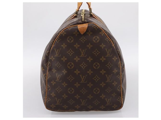 Louis Vuitton Keepall Monogram 55 Marrone - vista 3
